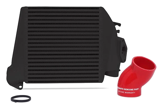 Intercooler Mishimoto Subaru WRX 2008-2014 czarny + czerwony silikon