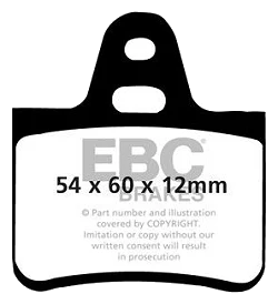 DP191 Klocki hamulcowe ULTIMAX2 EBC Brakes Citroen GS GSA