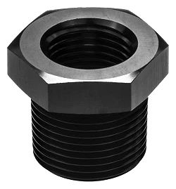 1/2 NPT 3/8 NPT Nypel adapter redukcyjny prosty męsko-żeński Czarny