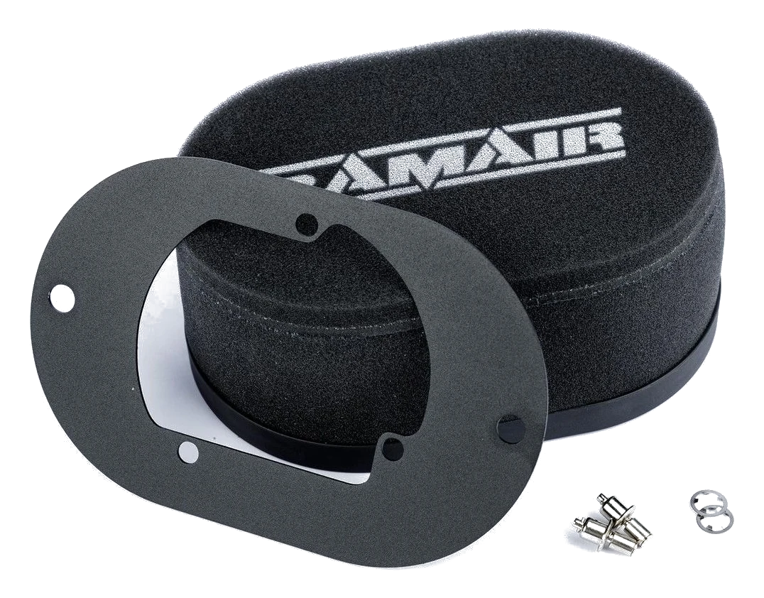 Ramair Carburettor Foam Air Filter with Baseplate for Pierburg 2E2 2E3 2E-E 65mm