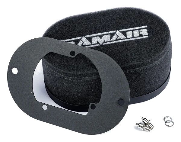 Ramair Carburettor Foam Air Filter with Baseplate for Pierburg 2E2 2E3 2E-E 65mm