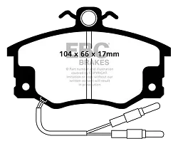 DP420/4 Klocki hamulcowe ULTIMAX2 EBC Brakes Lancia Delta Prisma Delta GT - DP420/4