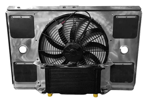 Dyfuzor ze stali nierdzewnej IOD Performance do aluminiowej chłodnicy płynu Nissan Patrol Y60