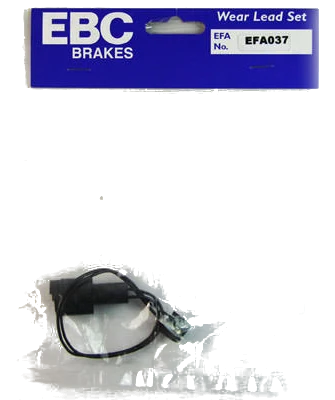 EFA037 Czujnik zużycia klocków hamulcowych EBC Brakes BMW 5 Series E34 518 5 Series E34 520 5 Series E34 524 5 Series E34 525 5 Series E34 530 5 Series E34 535 5 Series E34 540 7 Series E32