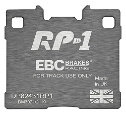 DP82431RP1 Sportowe klocki hamulcowe RP-1 Racing EBC Brakes Toyota GR Yaris Yaris GR Toyota GR Corolla