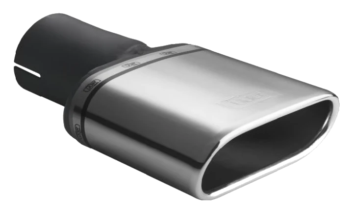 Uniwersalna końcówka tłumika owalna 167×60mm długość 120mm średnica montażowa 45mm - N1-50*/45
