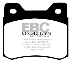 DP464 Klocki hamulcowe ULTIMAX2 EBC Brakes Mercedes-Benz 190 W201