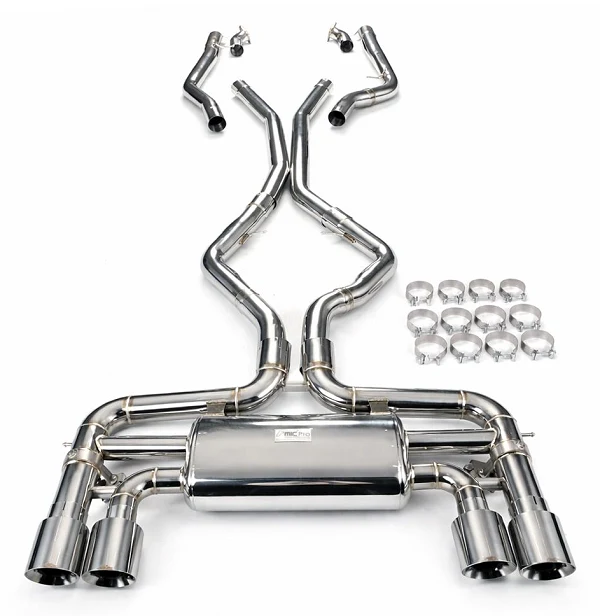 Aktywny układ wydechowy z klapami Cat-Back FMIC.Pro BMW X5M X6M F85 F86 4.4T S63 2015-2019