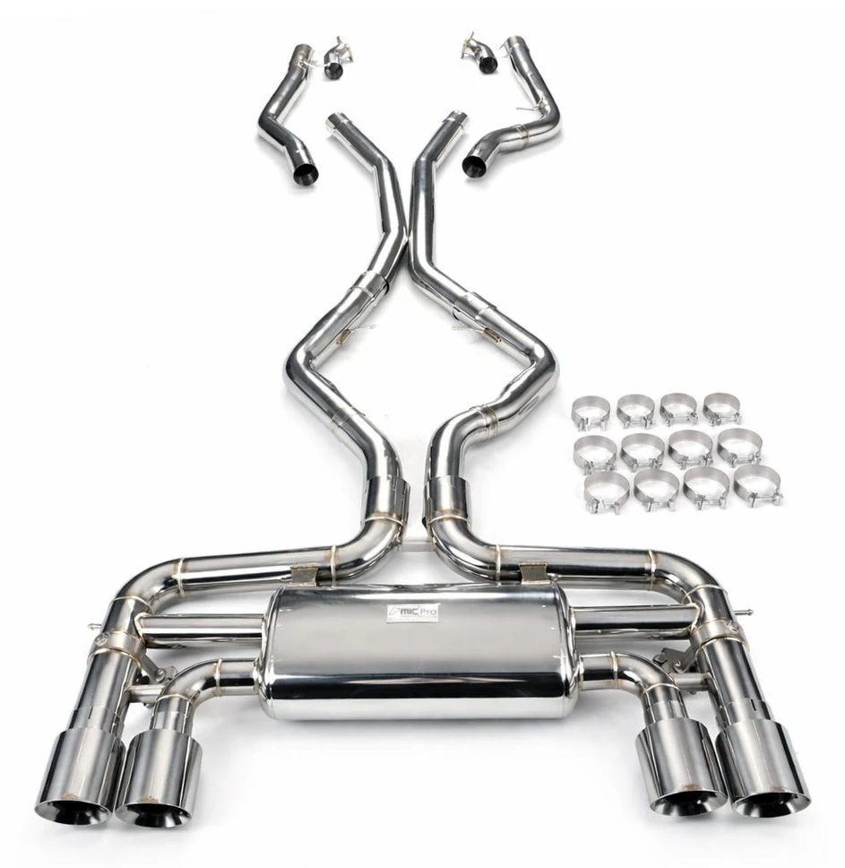 Aktywny układ wydechowy z klapami Cat-Back FMIC.Pro BMW X5M X6M F85 F86 4.4T S63 2015-2019