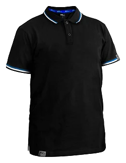 Koszulka polo FMIC.EU czarna L model PS001