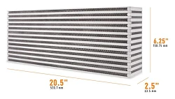 Uniwersalny rdzeń intercoolera Mishimoto 20.50" x 6.25" x 2.50"