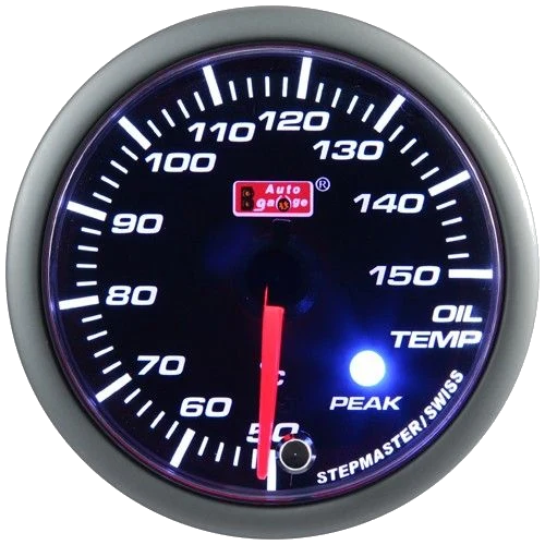 Auto Gauge Wskaźnik temperatury oleju bursztynowy
