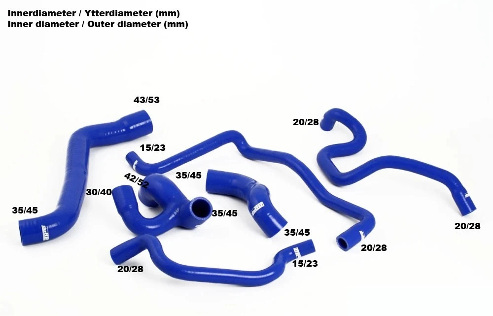 Opel Calibra Vectra A Turbo C20LET węże chłodnicy