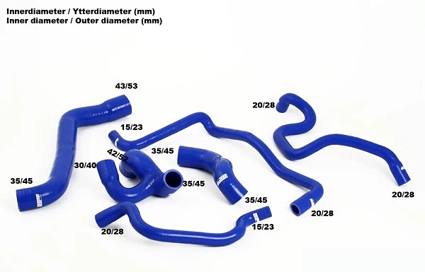 Opel Calibra Vectra A Turbo C20LET węże chłodnicy