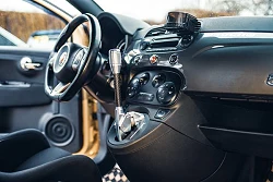 Coolerworx Short Shifter do Fiat 500 Abarth NSB Bulb niebieska