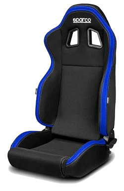 Fotel sportowy Sparco R100 My2022 Czarno-niebieski - 009014.NB
