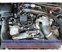 Zamiennik zaworu EGR BMW z silnikiem 3.0 D M57N