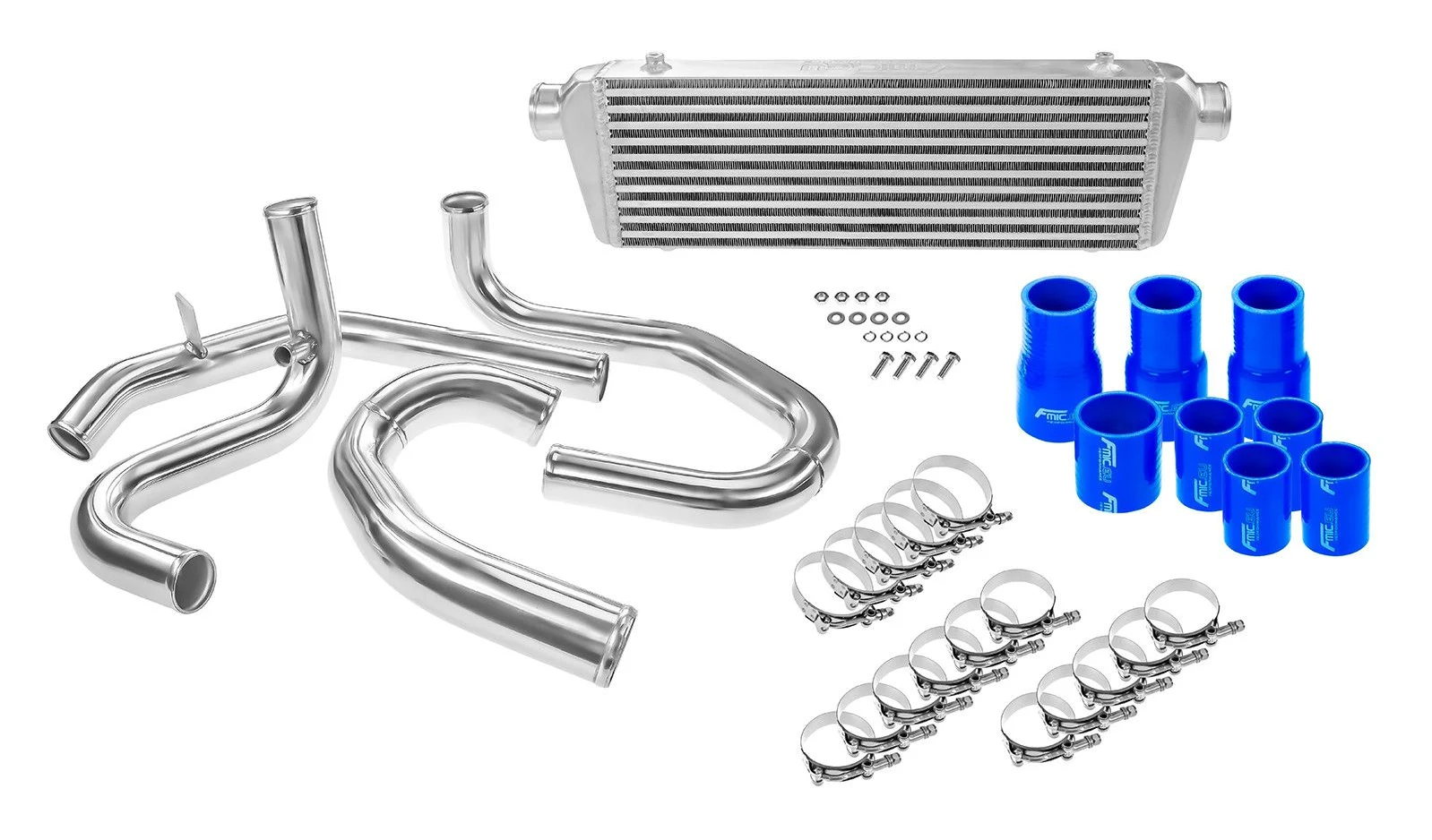 Dedykowany zestaw intercoolera do VW Golf 4/Jetta 1.8T Niebieski