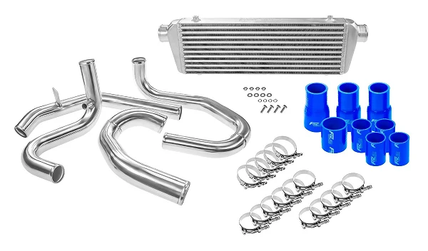 Dedykowany zestaw intercoolera do VW Golf 4/Jetta 1.8T Niebieski
