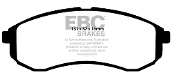 DP41481R Klocki hamulcowe YELLOWSTUFF EBC Brakes Mitsubishi COMMERCIAL L 200 9606