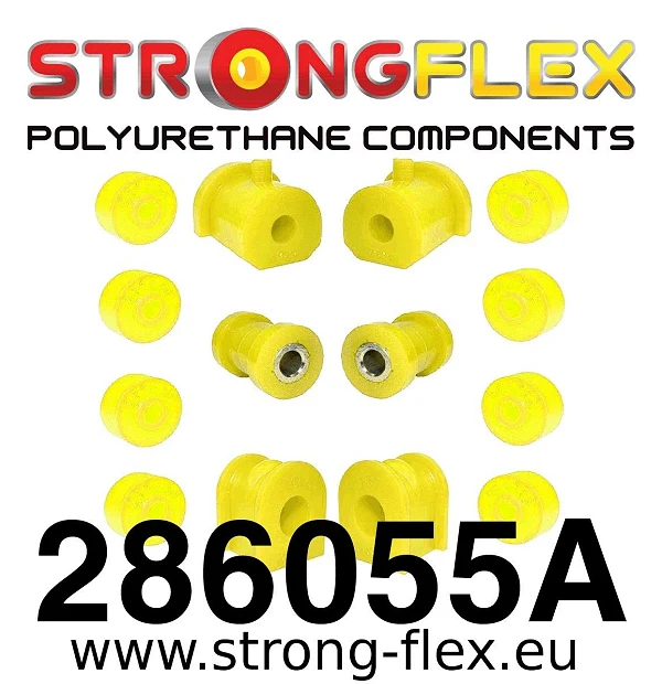 286055A: Zestaw poliuretanowy przedniego zawieszenia SPORT Nissan Micra K11