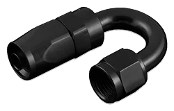Końcówka Swivel FMIC.EU AN8 180' Viton czarna