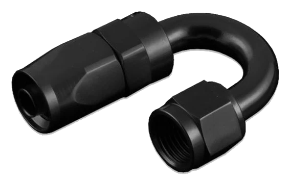 Końcówka Swivel JRspec AN8 180' Viton czarna