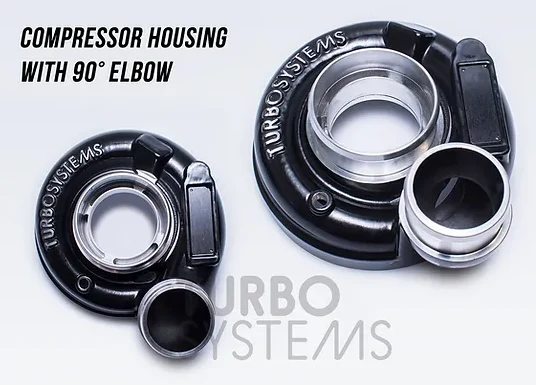 Turbocharger TurboSystems HTX2651B1 air outlet 90 degrees