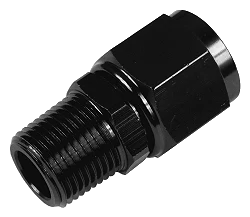 AN8 3/8 NPT Nypel adapter żeńsko męski Czarny