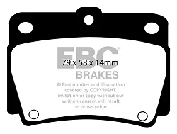DP61228 Klocki hamulcowe GREENSTUFF EBC Brakes Mitsubishi Challenger Shogun Sport Mitsubishi Montero Sport Pajero Sport
