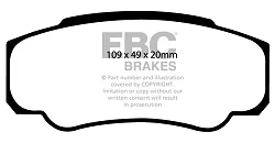 DP1378 Klocki hamulcowe ULTIMAX2 EBC Brakes Citroen COMMERCIAL Jumper Q14 Jumper Q18 Relay Q14 Relay Q18 Fiat COMMERCIAL Ducato Peugeot COMMERCIAL Boxer Boxer 1.8 Ton