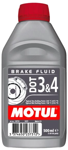 Płyn hamulcowy MOTUL DOT 3 & 4 0,5L