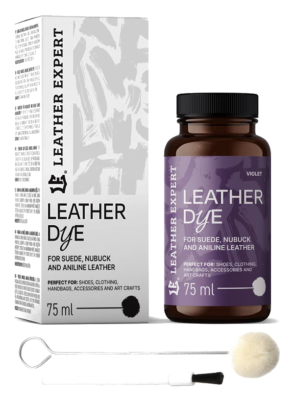 Leather Expert Leather Dye farba do zamszu nubuku aniliny - Violet fioletowy 75ml