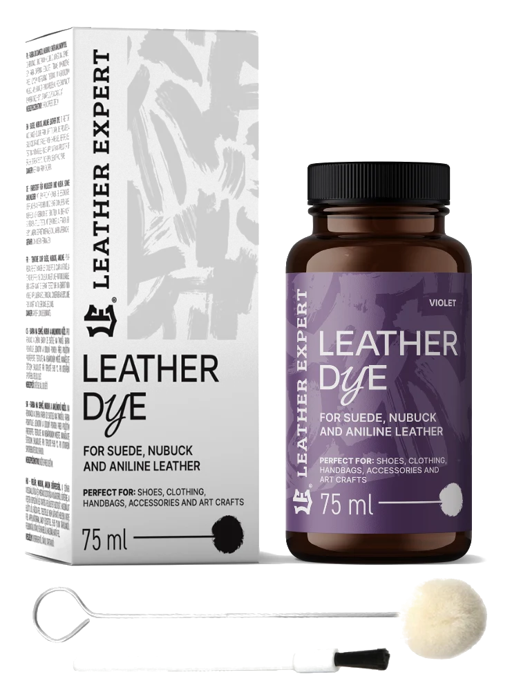Leather Expert Leather Dye farba do zamszu nubuku aniliny - Violet fioletowy 75ml
