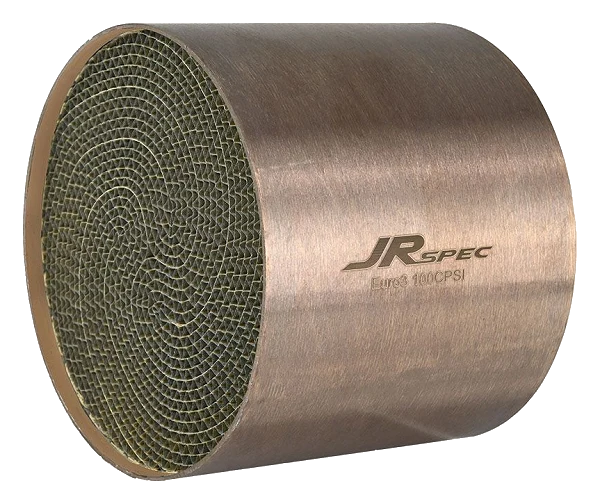 Wkład katalizatora benzyna / LPG Sportowy JRSpec Długość 100 mm Euro 3 cpsi 100 Średnica 120 mm
