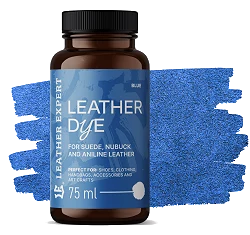 Leather Expert Leather Dye farba do zamszu nubuku aniliny - Blue niebieski 75ml
