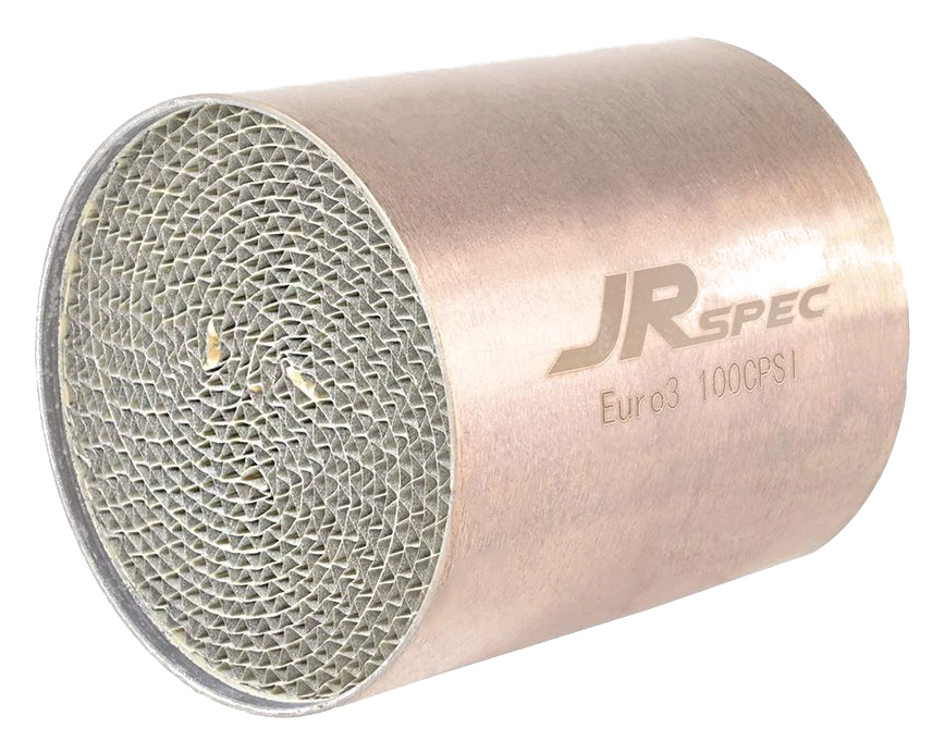 Wkład Katalizatora Benzyna / LPG Sportowy JRspec Długość 100mm Euro 3 100 CPSI Średnica 90mm
