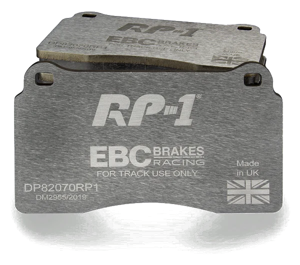 DP82070RP1 Sportowe klocki hamulcowe RP-1 Racing EBC Brakes AC MK VI Aston Martin DB9 Vantage Audi RS3 8P TTRS quattro 8J TTRS quattro Plus 8J BMW ALPINA B10 E39 CUPRA Leon Ferrari 612 Renau