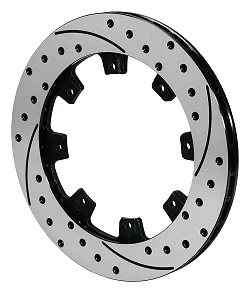 Wilwood 160-7102-BK SRP Drilled & Slotted Performance 11.75 Left Black
