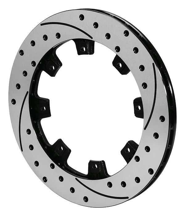 Wilwood 160-7102-BK SRP Drilled & Slotted Performance 11.75 Left Black