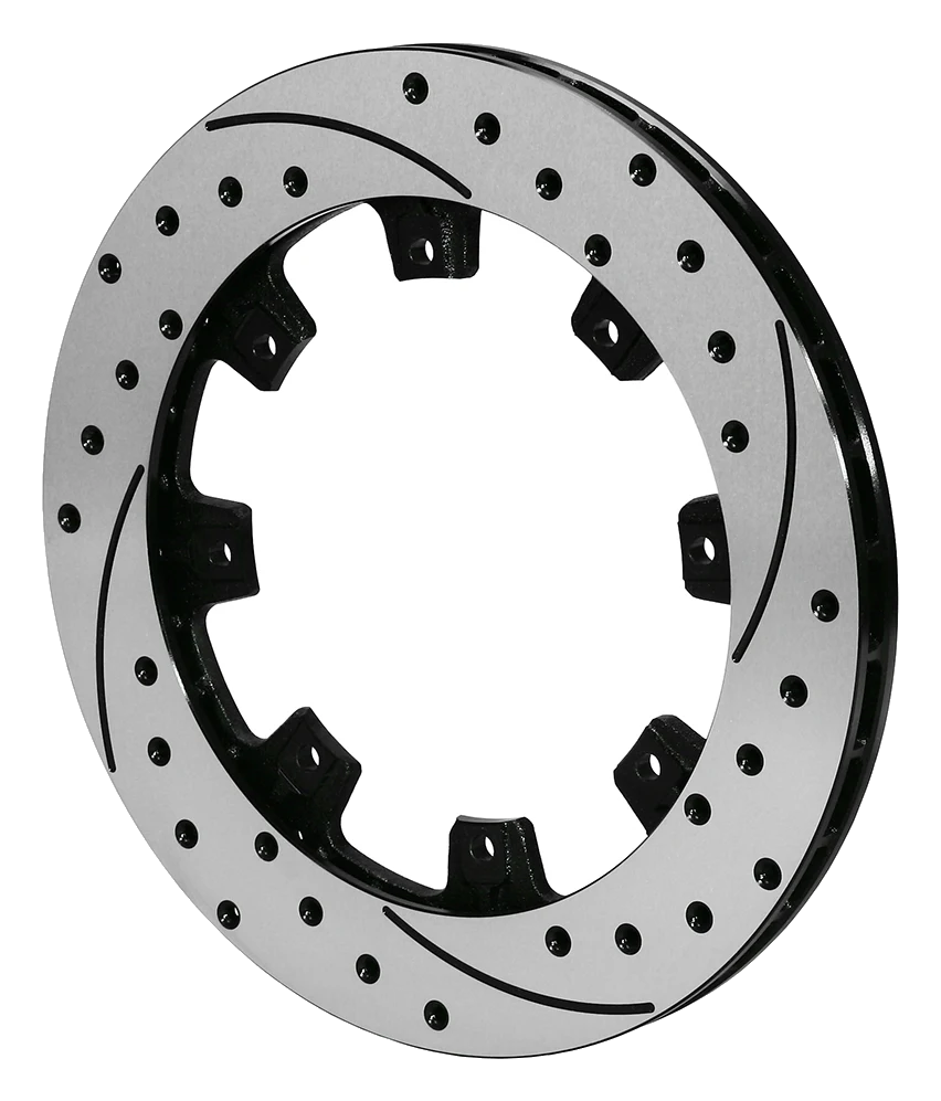 Wilwood 160-7102-BK SRP Drilled & Slotted Performance 11.75 Left Black