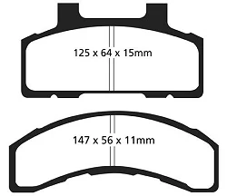 DP61240 Klocki hamulcowe GREENSTUFF EBC Brakes Chevrolet Lumina APV OLDSMOBILE Silhouette Pontiac Trans Sport