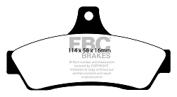 DP41711R Klocki hamulcowe YELLOWSTUFF EBC Brakes Opel Monaro Pontiac GTO VAUXHALL Monaro Pontiac GTO Holden HSV Australia and New Zealand VT VU VX Y Z