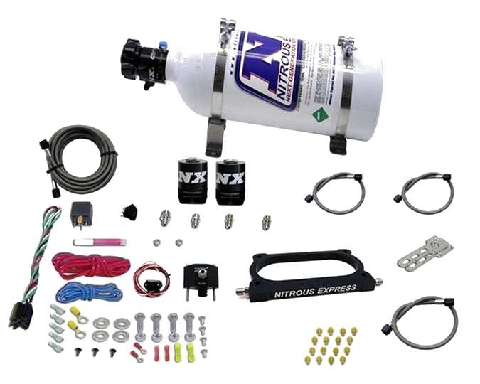 Nitrous Plate System with 5 Lb Bottle for Ford GT 500 Nitrous Express NX 20949-05