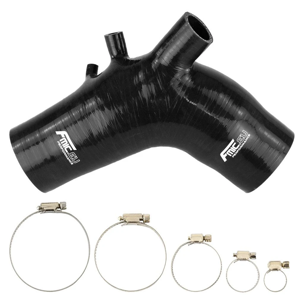 Przewód Silikonowy Dolotu FMIC.EU Mitsubishi Lancer Evo X 10 2008-2015 - Czarna