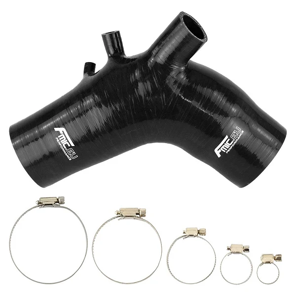 Przewód Silikonowy Dolotu FMIC.EU Mitsubishi Lancer Evo X 10 2008-2015 - Czarna