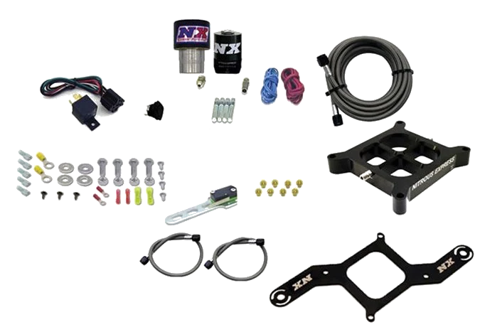 4150 Billet Crossbar Plate System Single Stage 250-650Hp without Bottle Nitrous Express NX 63940-00