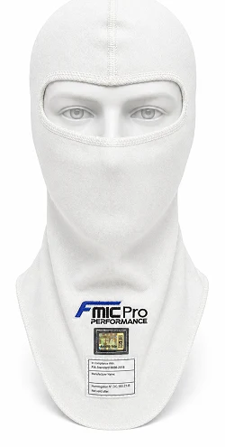 Kominiarka rajdowa balaklawa FMIC.Pro FIA 2036 8856-2018 Biała