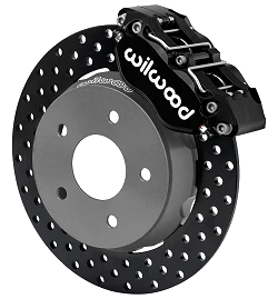 Wilwood 140-17568-D NDPR Przedni zestaw hamulcowy UTV Wiercony Czarny Polaris RZR