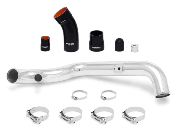 Orurowanie zimnej strony intercoolera Mishimoto Ford Fiesta ST 2014-2019 Polerowany